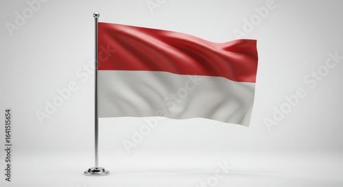 Indonesian Flag Waving on White Background Free Download Indonesian Flag Waving on White Background - GFXLoad