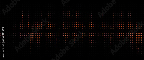 Abstract Digital EQ Equalizer. Sound Wave Design Element. Speaking Sound Wave Vector Illustration. Artificial Intelligence AI Assistant Voice Visualization.