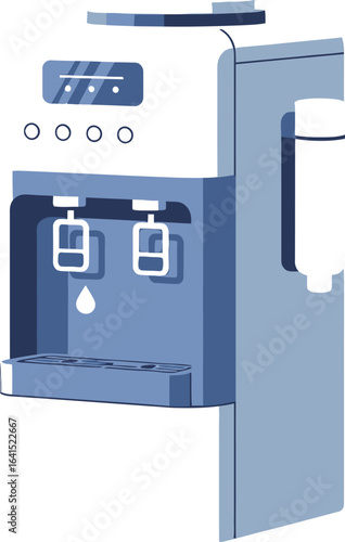 Modern water cooler dispenser for office, hydration, and refreshment