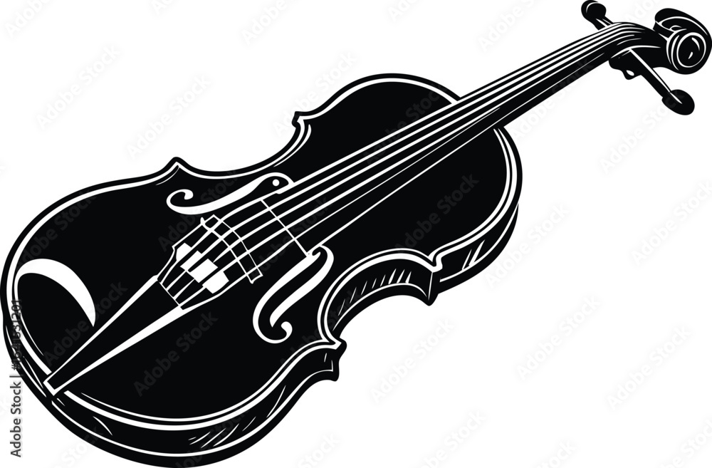 Obraz premium violin isolated on white