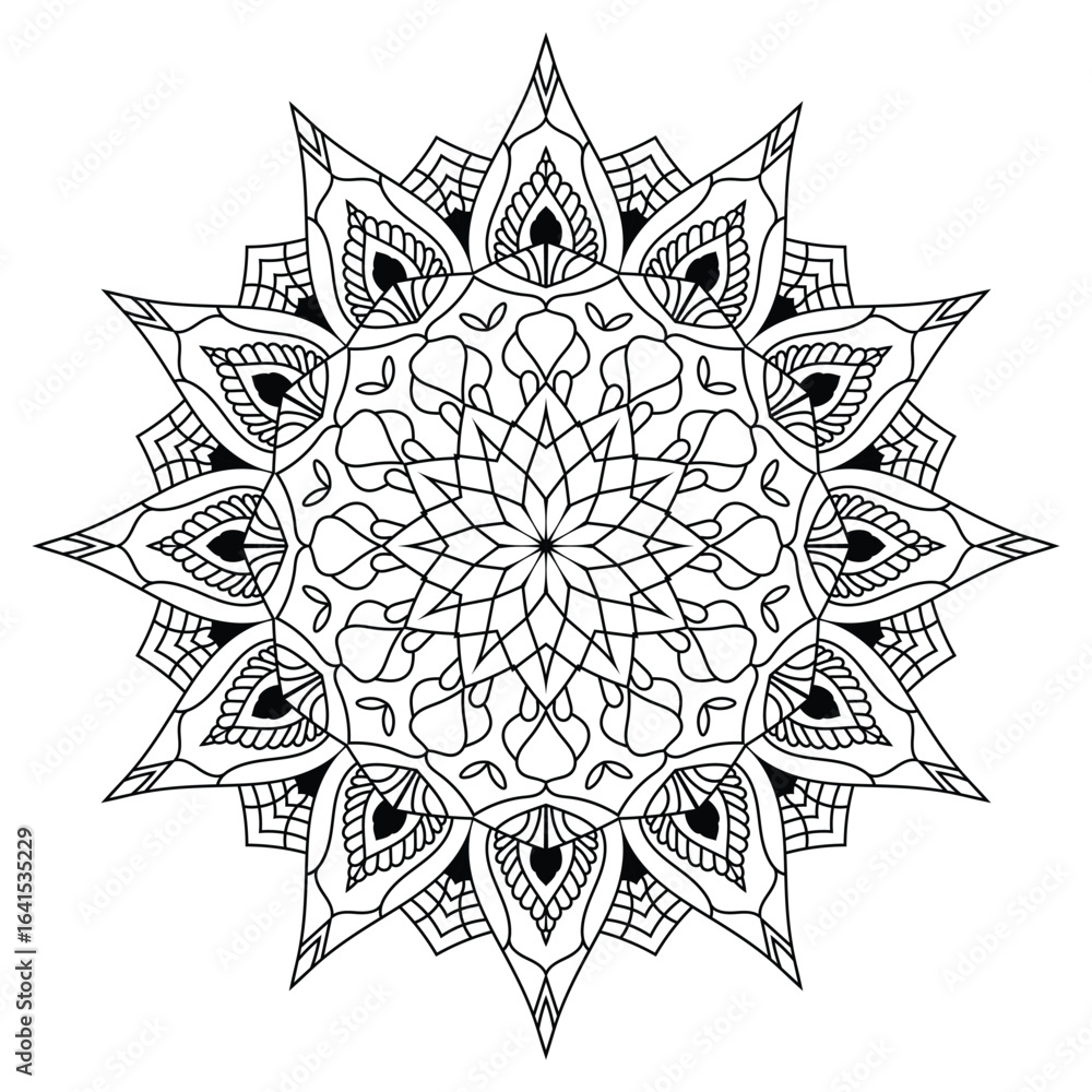 Fototapeta premium Luxury Mandala design Vector 