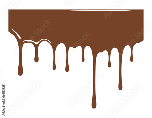 dripping icon vector template design mono color.