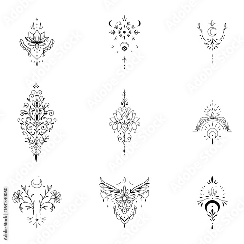 Procreate Ornamental Tattoo Stamps