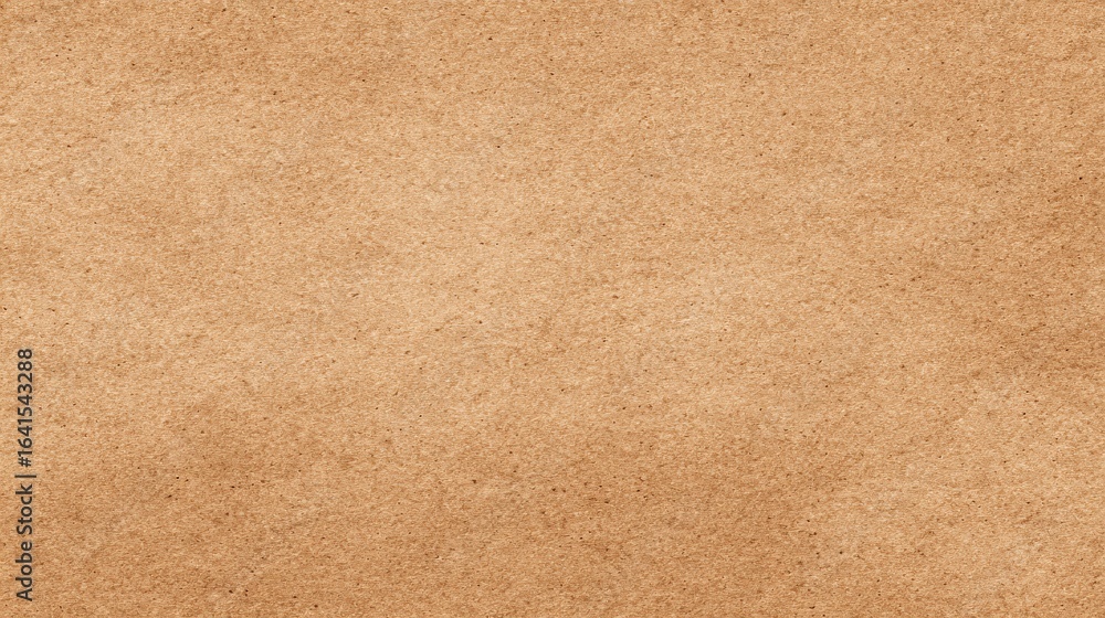 Fototapeta premium Blank seamless kraft paper surface with warm earthy brown tones and soft natural shading. Clean minimalist eco-conscious background
