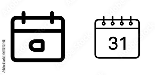 Calendar Date Icon, Date Picker, Event Scheduler, Calendar UI, Date Symbol