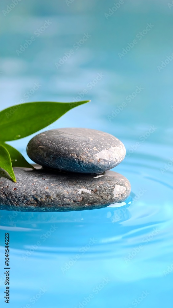 Obraz premium Calm zen stones in water