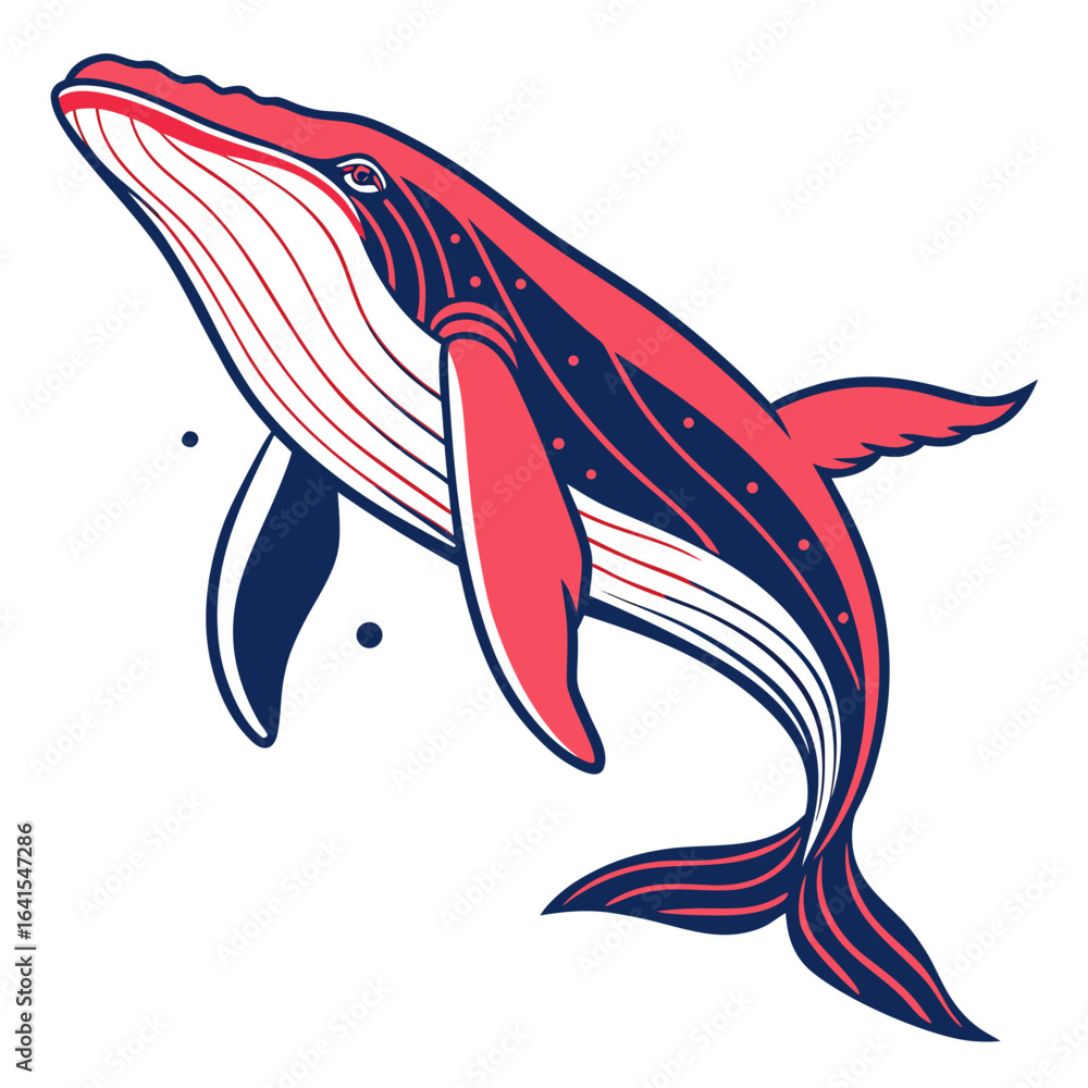 Naklejka premium vector image of a fish