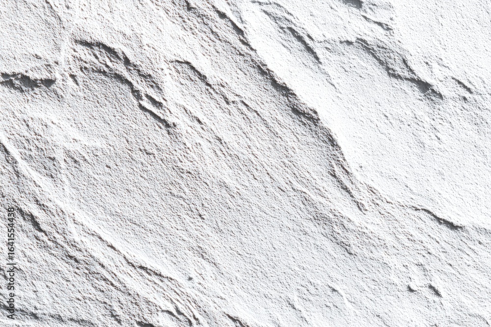 Fototapeta premium Textured white powder, rough surface