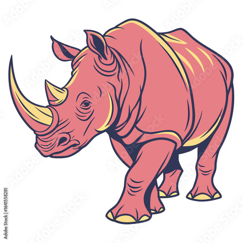 rhino vector illustration