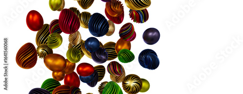 Perfect colorful handmade e...