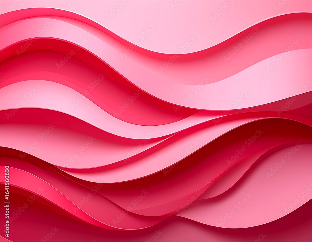 Obraz premium Fluidity in shades of rose: an abstract expression of flowing tenderness