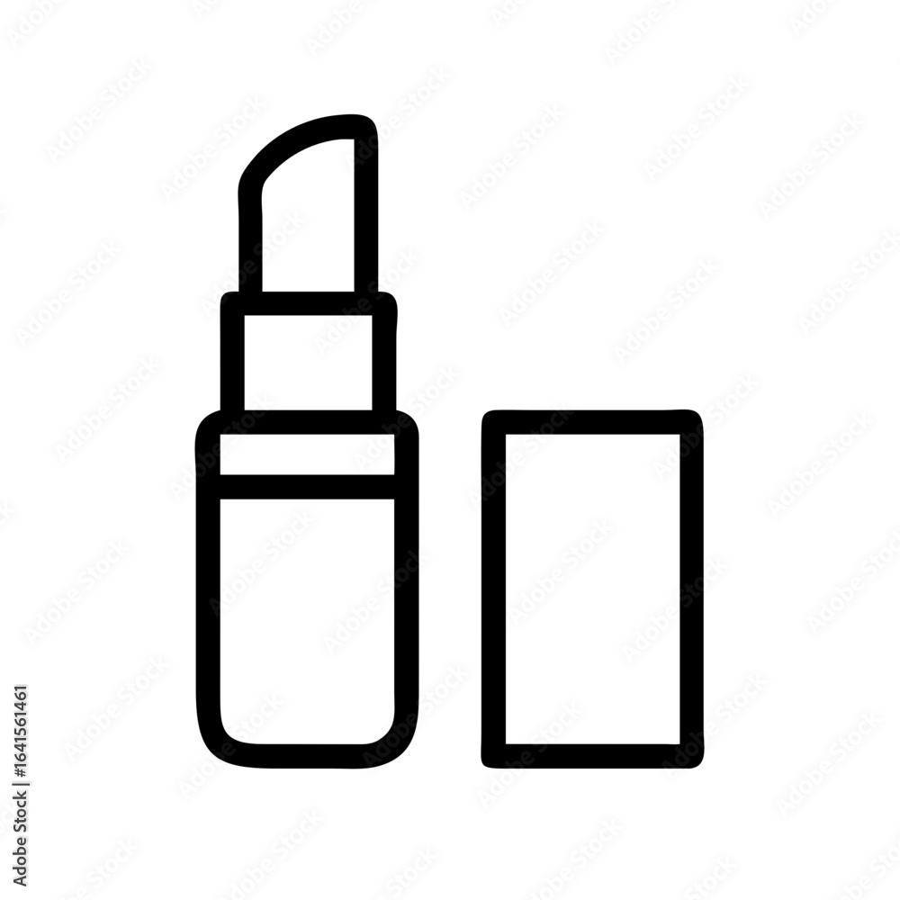 Elegant lipstick tube illustration displays open beauty product, perfect for makeup tutorials. Lipstick tube concept shines in minimalist design, suitable for beauty bloggers seeking clean visuals. Elegant lipstick tube illustration displays open beauty product, perfect for makeup tutorials. Lipstick tube concept shines in minimalist design, suitable for beauty bloggers seeking clean visuals.