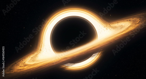 Black Hole Consuming a Dying Star