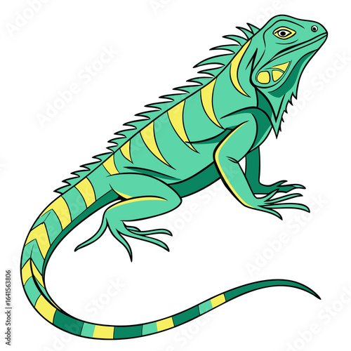 iguana on a branch