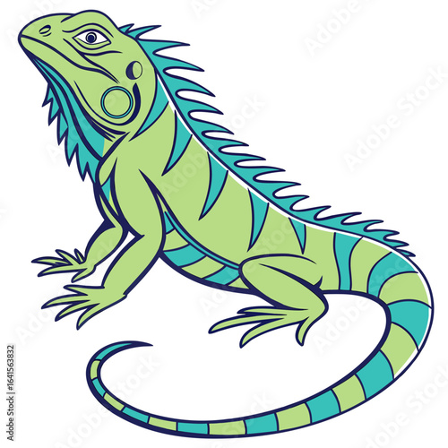 iguana on a branch
