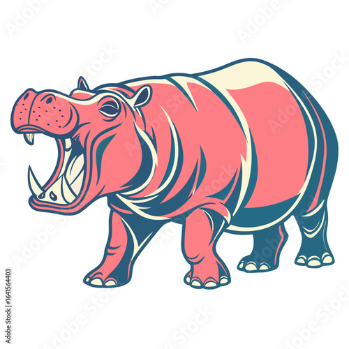 rhino vector illustration