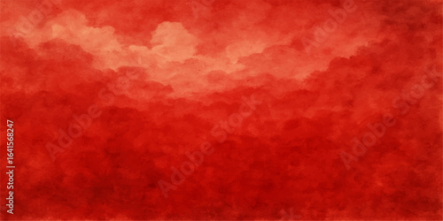Grunge red texture background with vintage distressed paper and copy space