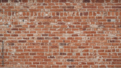 Panoramic view of a brick wall backdrop