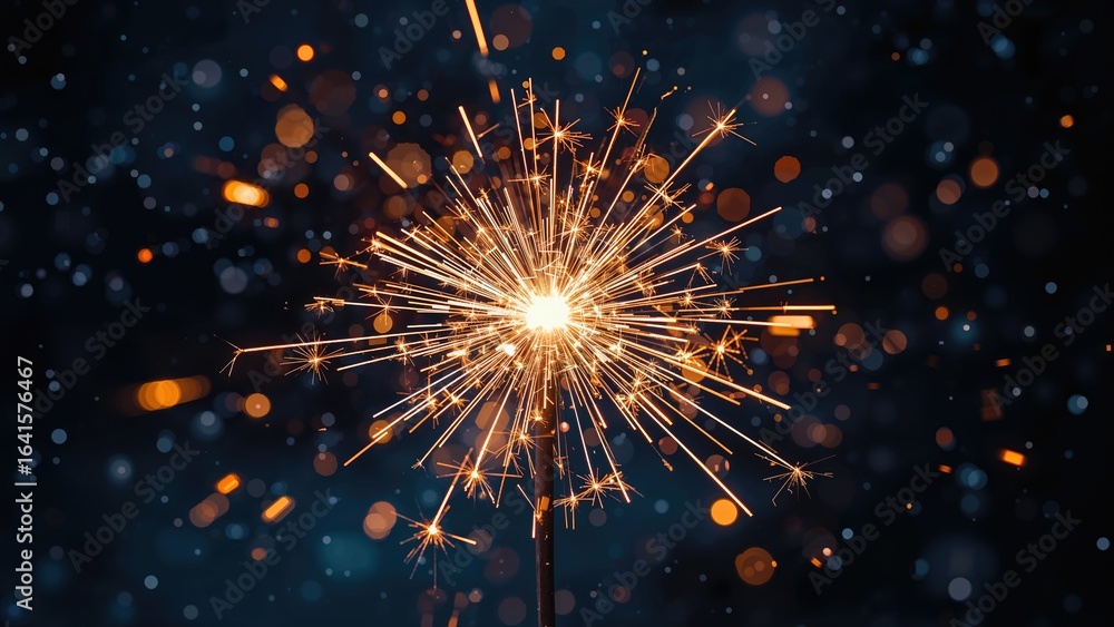 Obraz premium Winter Festivity Sparkler