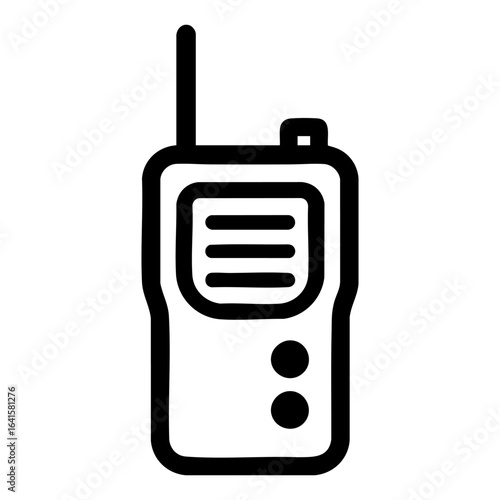 walkie talkie vector