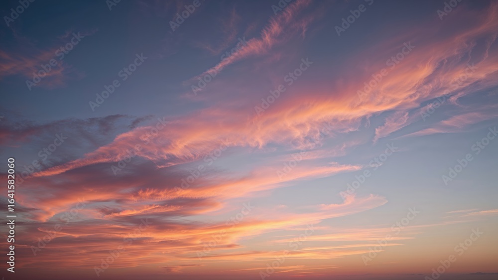 Fototapeta premium Dusk Sky Filled With Clouds