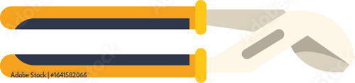 Adjustable slip joint pliers with yellow and black handles, ideal for gripping, turning, and holding objects