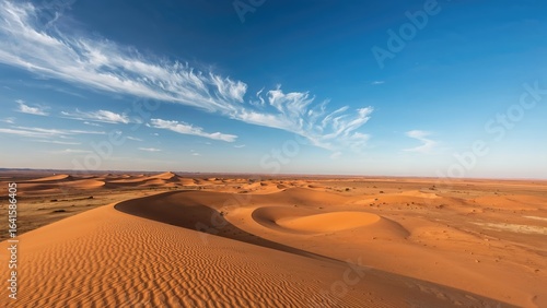 Fototapeta Naklejka Na Ścianę i Meble -  Sand dunes in an arid landscape