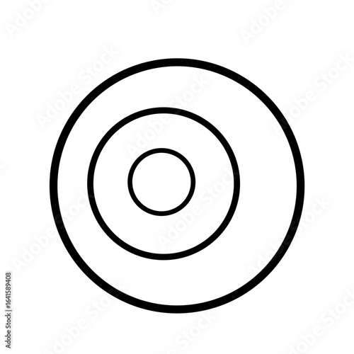 vector illustration of a target icon