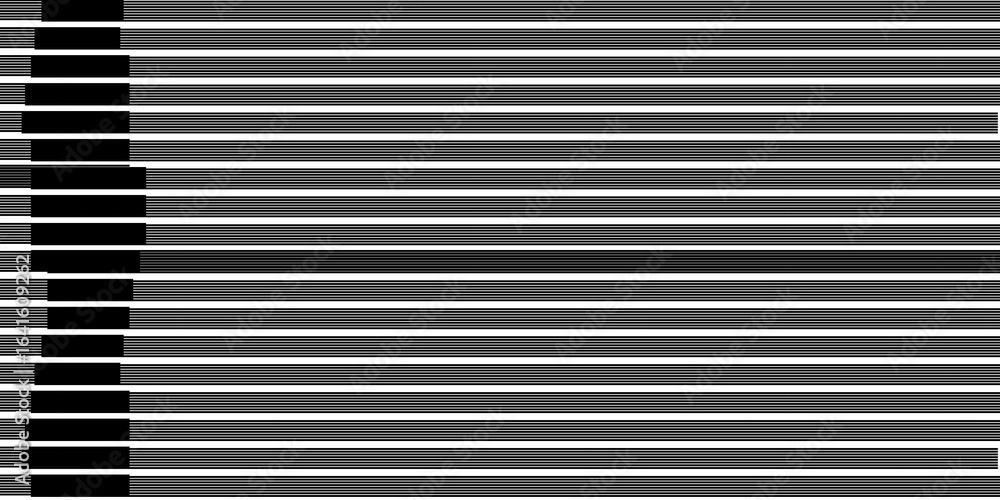 Fototapeta premium Background with seamless black and white striped pattern.