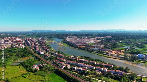 Scenery of Xujiahe Reservoir in Suizhou, Hubei Province,China	