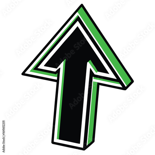 Free Download 3d green arrow - GFXLoad