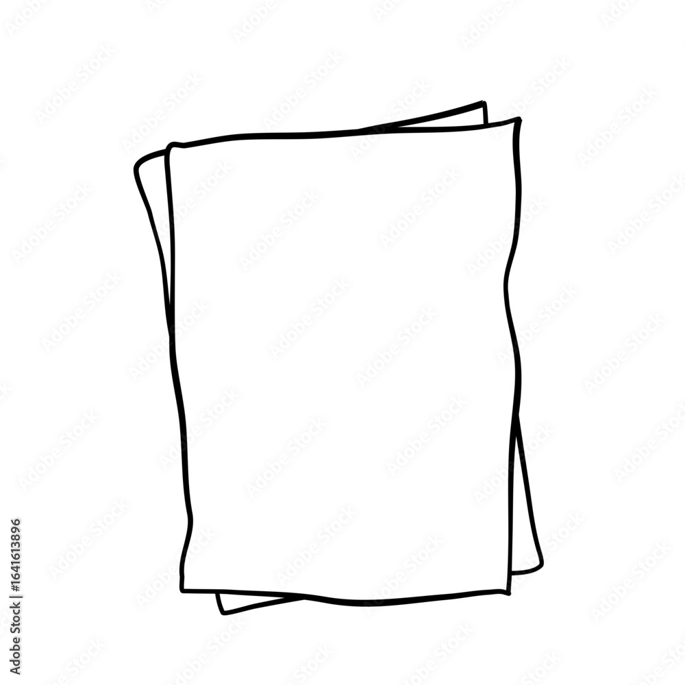Two blank paper background Two blank paper background