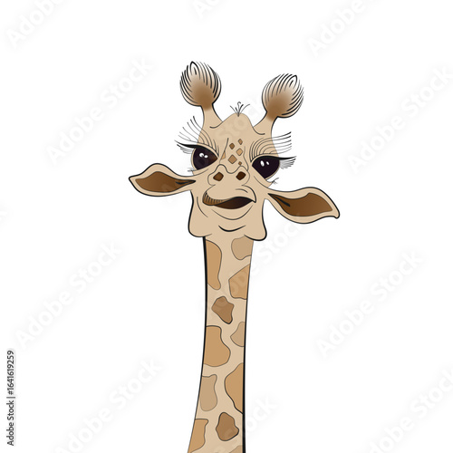 Giraffe colored