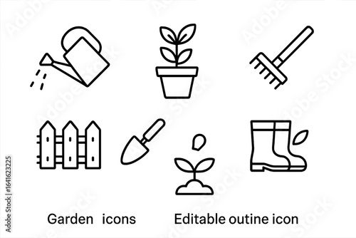 Set of conceptual flat linear vector icons for cooking and kitchen, including utensils, appliances, food preparation tools, recipes, and culinary symbols for websites and apps, editable design