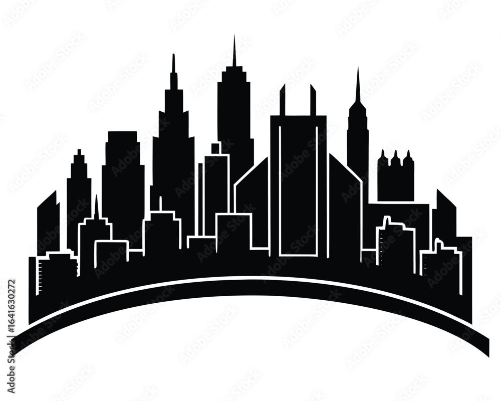 Fototapeta premium City Silhouette