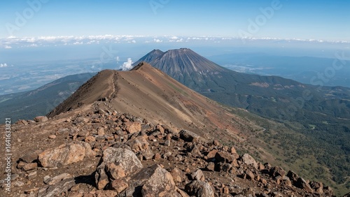 Stunning natural landscapes seen from a renowned mountain trail
