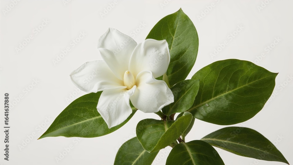 Obraz premium Elegant white flower from the Gardenia genus