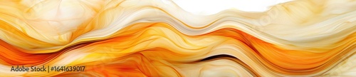 Seamless Horizontal Abstract Waves Background in Orange and Brown Colors colour background. Horizontally