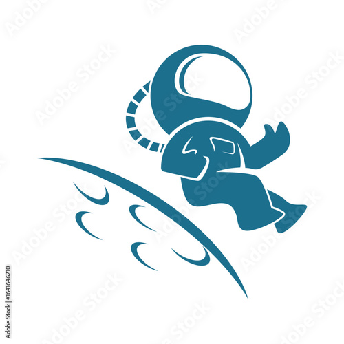 Astronaut logo icon design