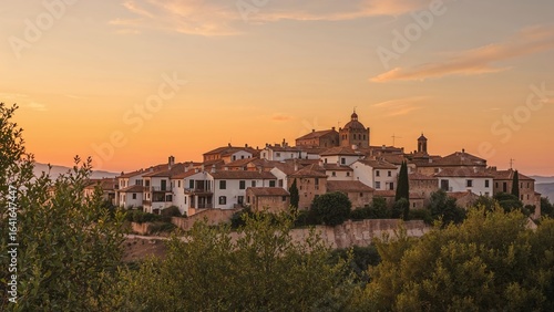 Scenic Dusk Panorama Over a...