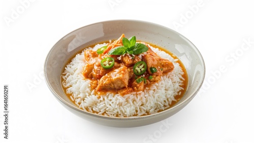 A dish of Panang curry acco...