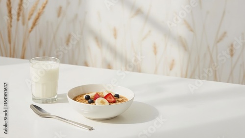 Wholesome breakfast spread ...