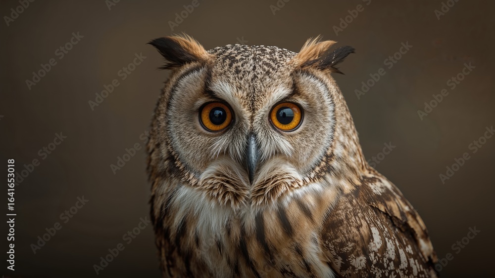 Bird of prey commonly known as Owl Bird of prey commonly known as Owl