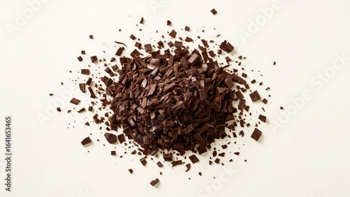 Collection of shredded choc...