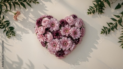 Floral display of pink and ...