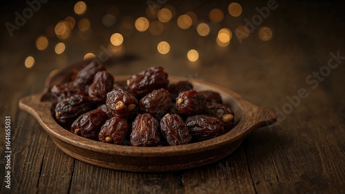 Tray of dried dates shaped ...