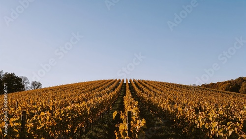 A sea of yellow foliage shi...