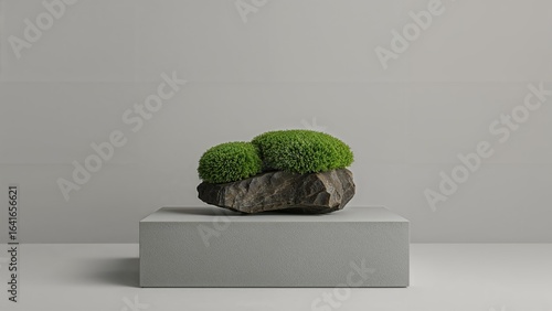 Minimalist stone decor embe...