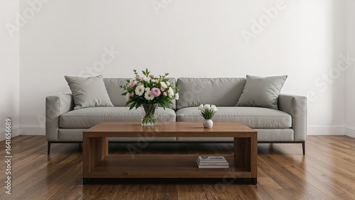 True-to-life flowers set on...