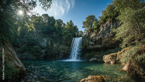 Lush Green Landscape Encirc...